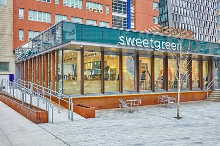 The beautiful outlet of Sweetgreen